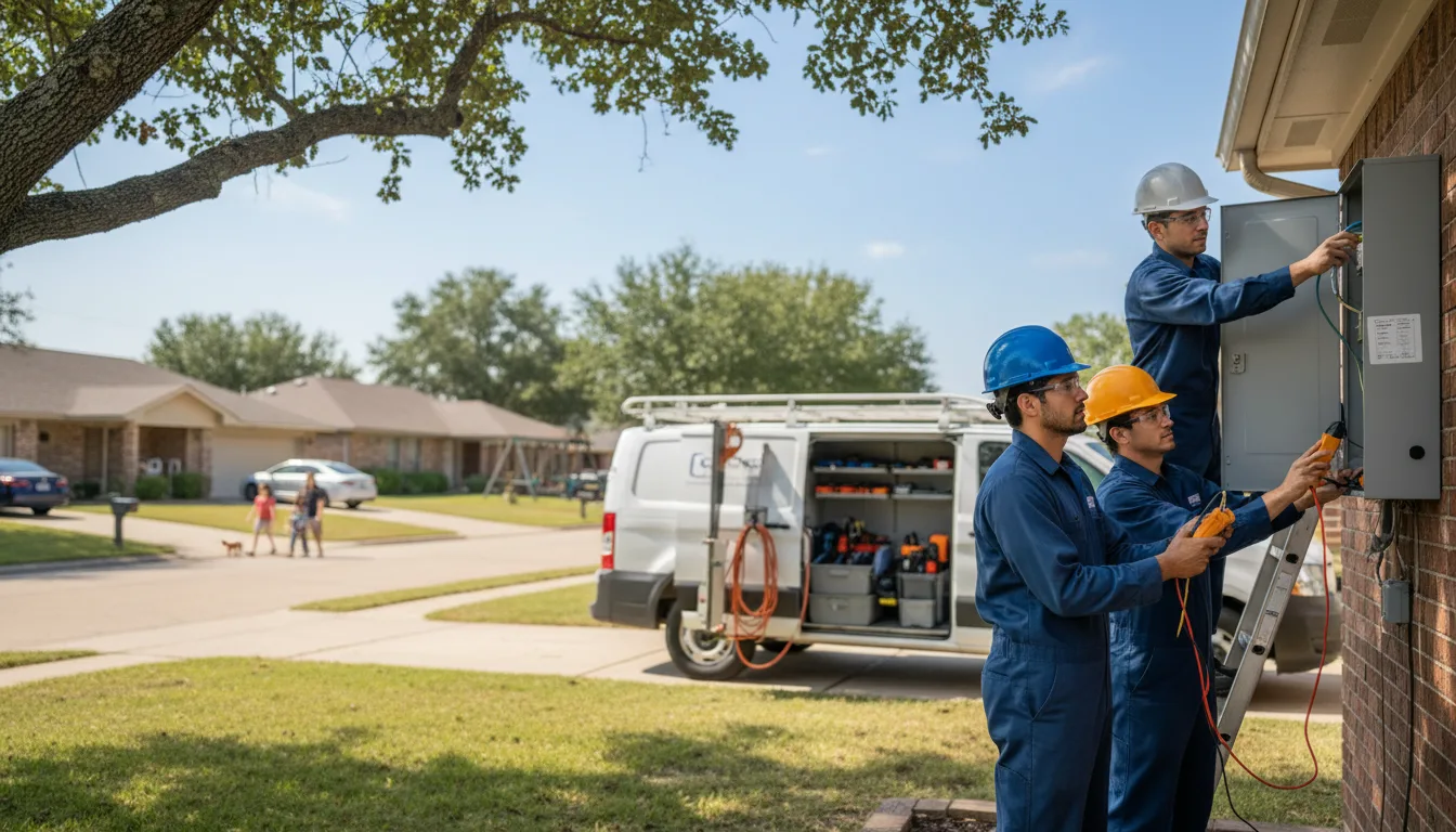Certified electrician providing emergency electrical services in Orange Grove, TX